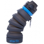 Бутылка для воды Starfit FB-100, складная с карабином